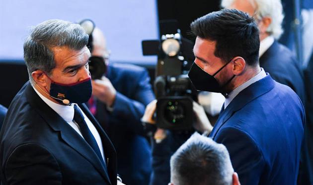 Ляпорта и Месси. Фото Getty Images