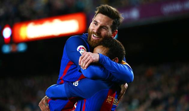 Лионель Месси и Неймар, Getty Images