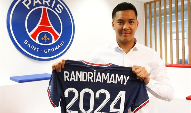 Матиас Рандриамами. Фото ФК ПСЖ