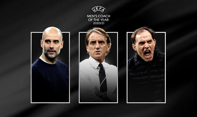 Хосеп Гвардиола, Роберто Манчини и Томас Тухель, УЕФА