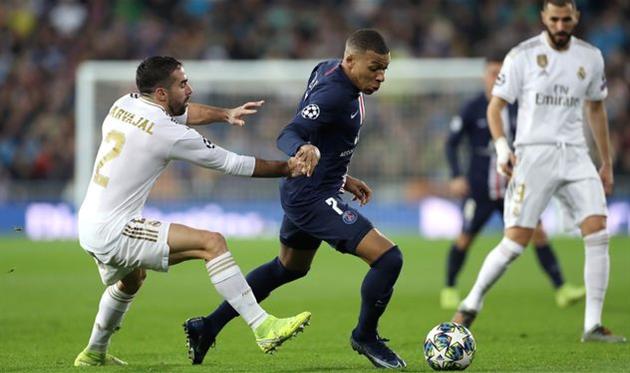 Дани Карвахаль (слева) и Килиан Мбаппе, Getty Images