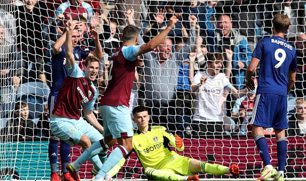 Крис Вуд забивает гол Лидсу, Getty Images