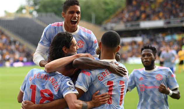 Радость игроков Манчестер Юнайтед, getty images