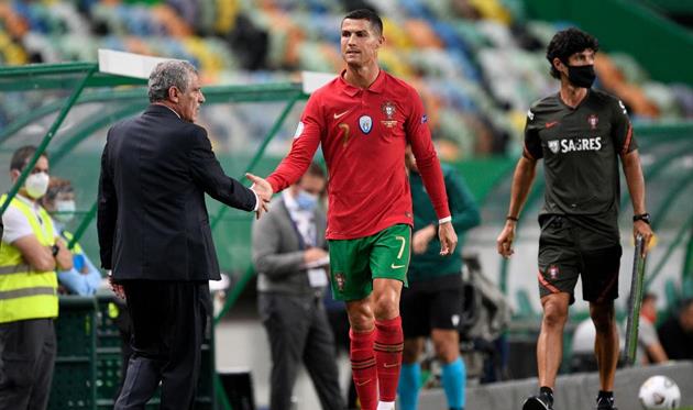 Фернанду Сантуш и Криштиану Роналду. Фото Getty Images