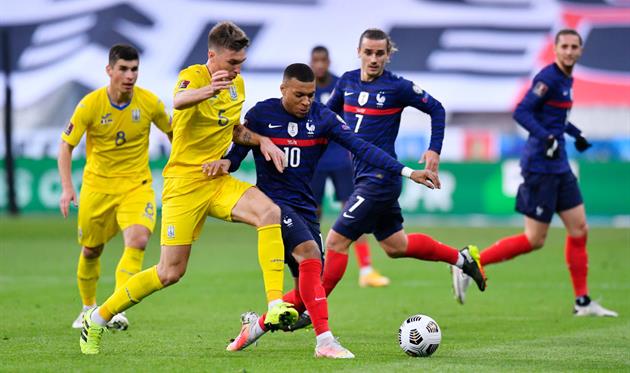 Франция - Украина 1:1, Getty Images