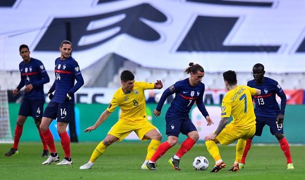 Франция - Украина 1:1, Getty Images