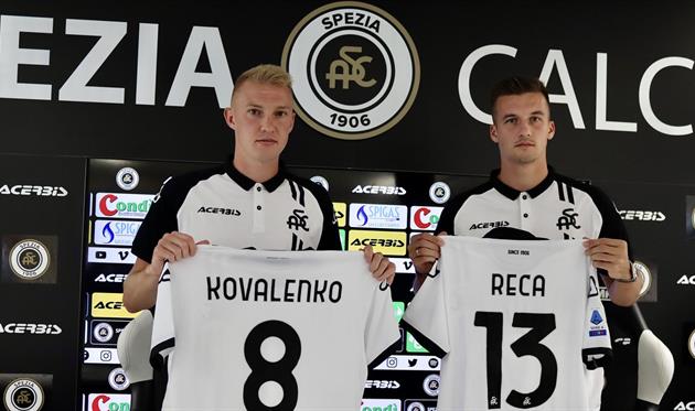 Виктор Коваленко и Аркадиуш Река на презентации, acspezia.com