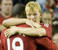 Бабель и Куйт - авторы победного гола