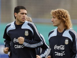 Рикельме и Колоччини, фото АР