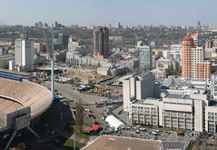 Демонтаж НСК Олимпийский продолжается