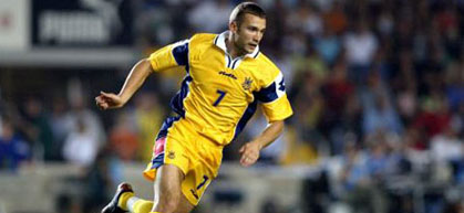 Единственный мяч на счету Шевченко