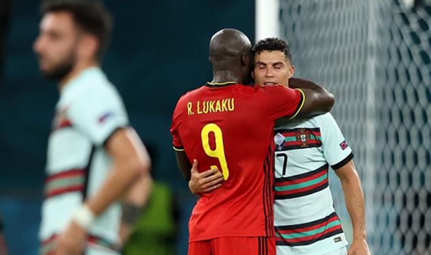 Ромелу Лукаку и Криштиану Роналду, Getty Images