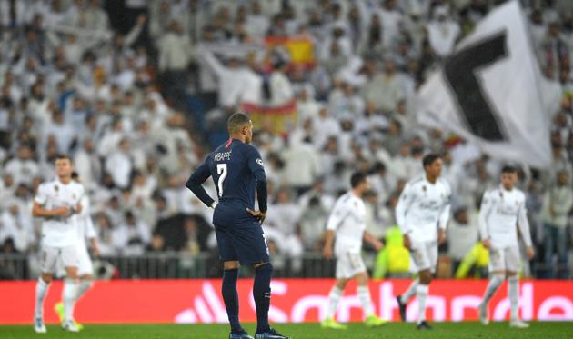 Килиан Мбаппе на стадионе Реала осенью 2019, Getty Images