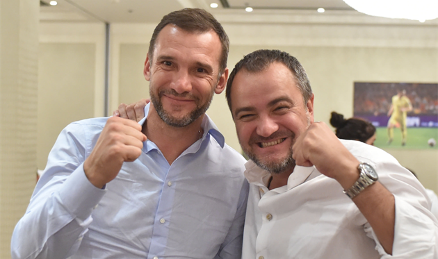 Андрей Шевченко и Андрей Павелко