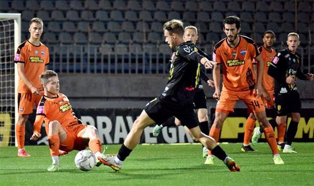 Юрий Климчук в матче против Мариуполя, фото ФК Рух Львов