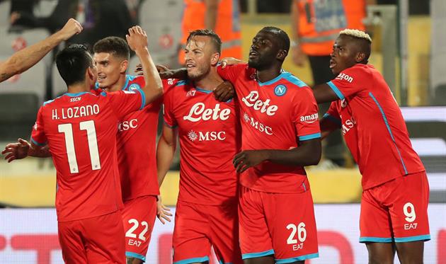 Радость игроков Наполи, getty images