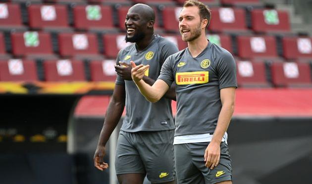 Ромелу Лукаку (слева) и Кристиан Эриксен, Getty Images