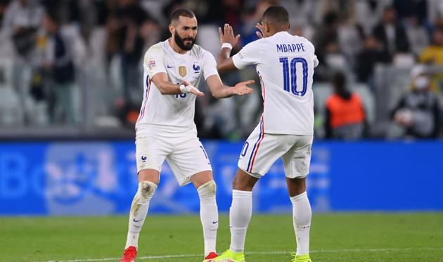 Бенззема и Мбаппе, getty images