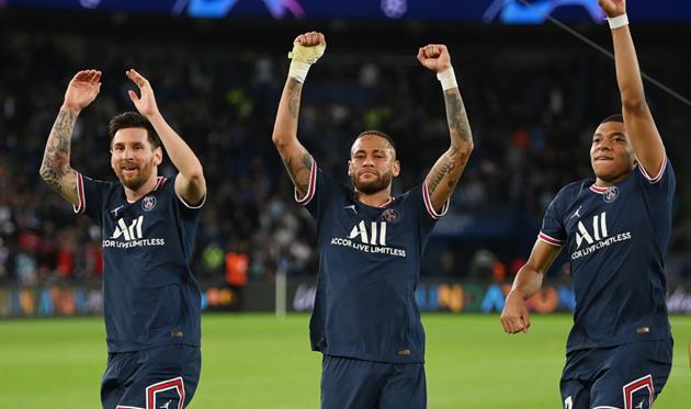 Месси, Неймар и Мбаппе, getty images