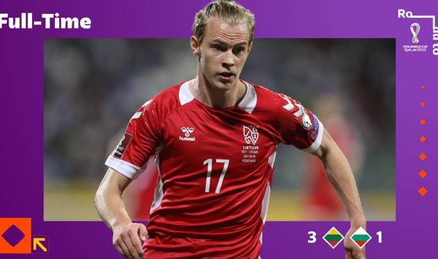 Литва вырвала победу над Болгарией благодаря дублю Черных