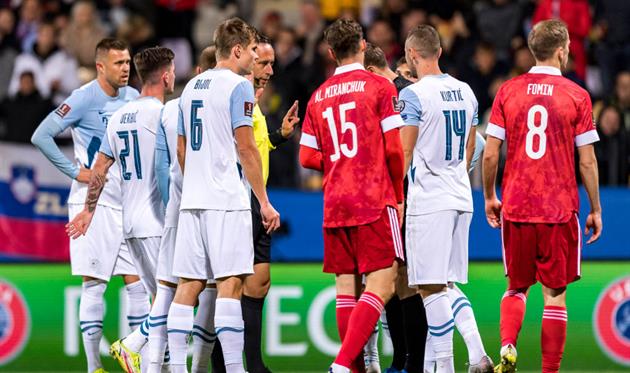 Россия - Словения, getty images