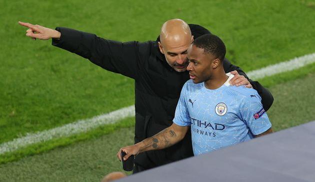 Хосеп Гвардиола и Рахим Стерлинг, Getty Images