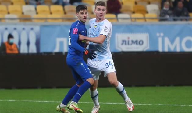 Александр Сирота в матче против ПФК Львов, фото ФК Динамо Киев