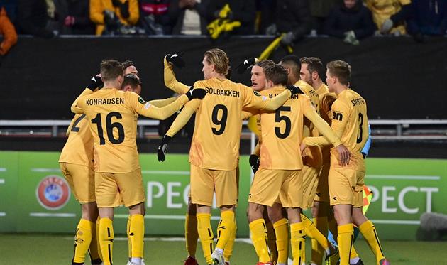 буде-глимт празднует очередной гол в ворота ромы, фото: уефа