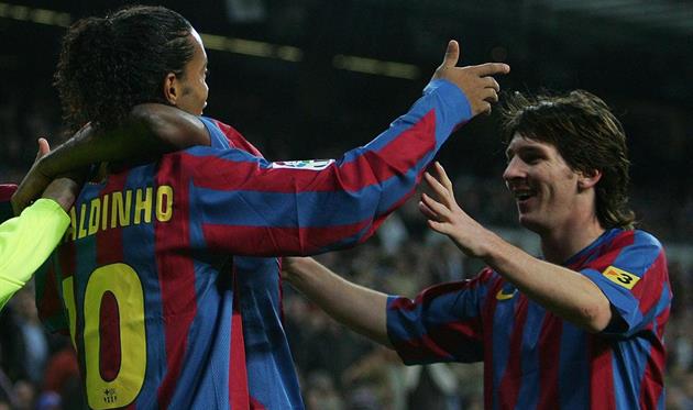 Роналдиньо и Лионель Месси, Getty Images