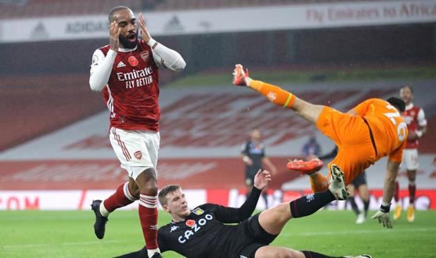 Арсенал — Астон Вилла, getty images