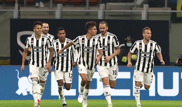 Игроки Ювентуса празднуют гол, фото: Getty images