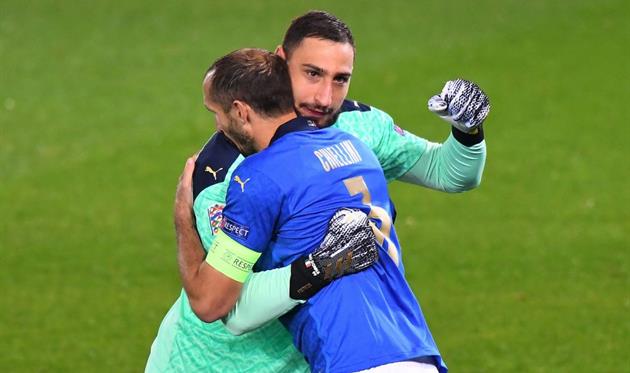 Доннарумма и Кьеллини, Getty Images