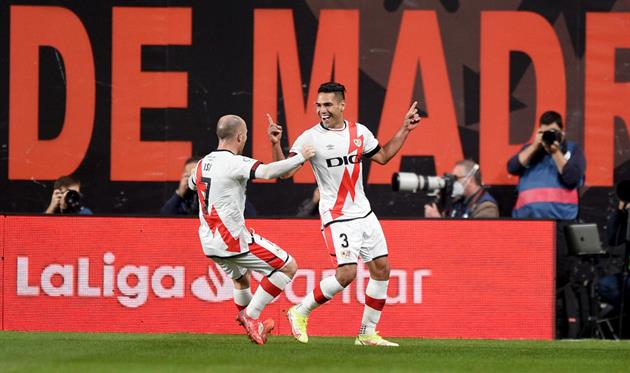 Фалькао празднует забитый гол, Getty Images