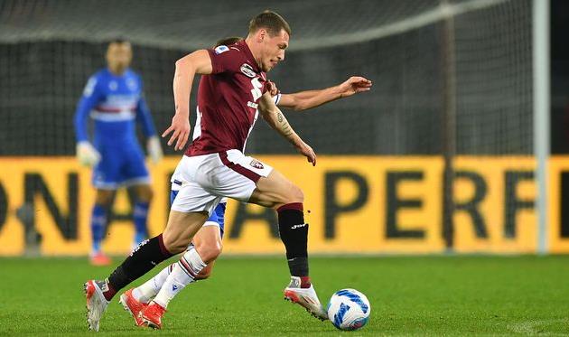 Андреа Белотти в матче против Сампдории, Getty Images