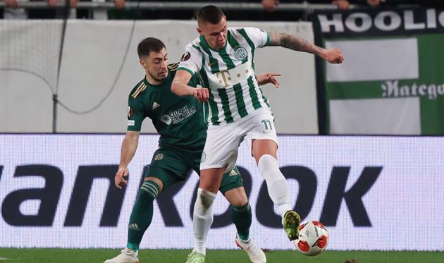 Александр Зубков в матче с Селтиком, Getty Images