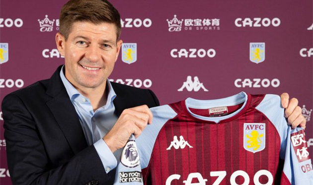 Стивен Джеррард, twitter.com/AVFCOfficial