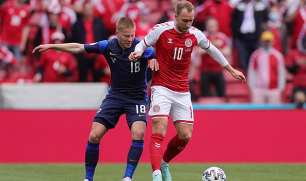 Кристиан Эриксен (справа), Getty Images