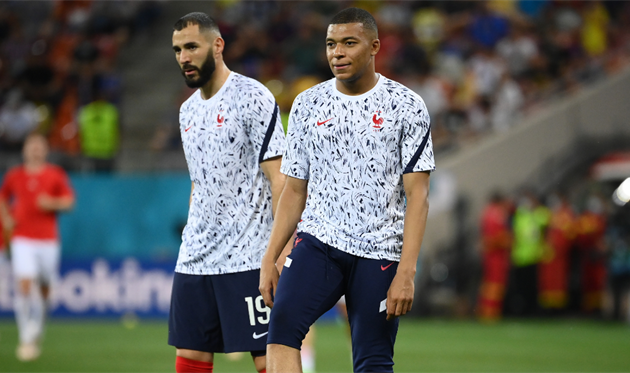 Карим Бензема и Килиан Мбаппе, Getty Images