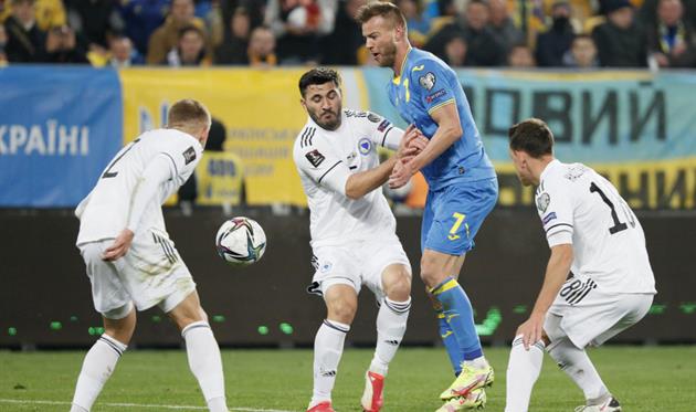 Украина - Босния и Герцеговина, Getty Images