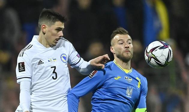 Босния и Герцеговина - Украина, фото УАФ