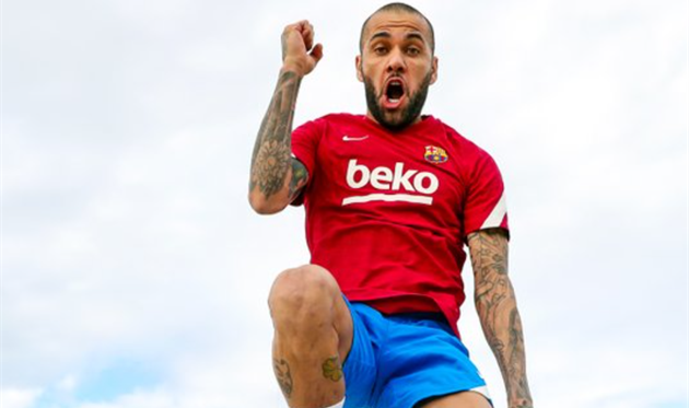 Дани Алвес, фото ФК Барселона