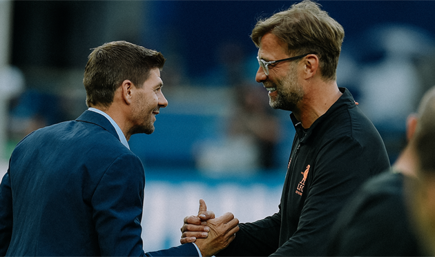 Стивен Джеррард и Юрген Клопп, ФК Ливерпуль