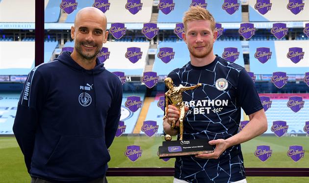 пеп гвардиола и кевин де брюйне, getty images