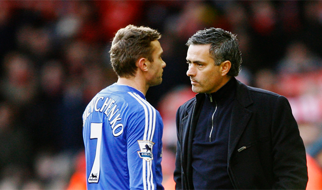 Жозе Моуриньо и Андрей Шевченко, Getty Images