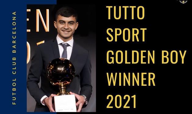 Педри — обладатель награды Golden Boy-2021!