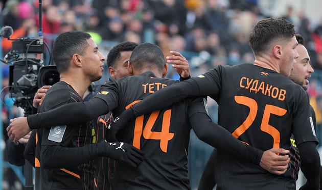 Радость игроков Шахтера, фото Шахтер