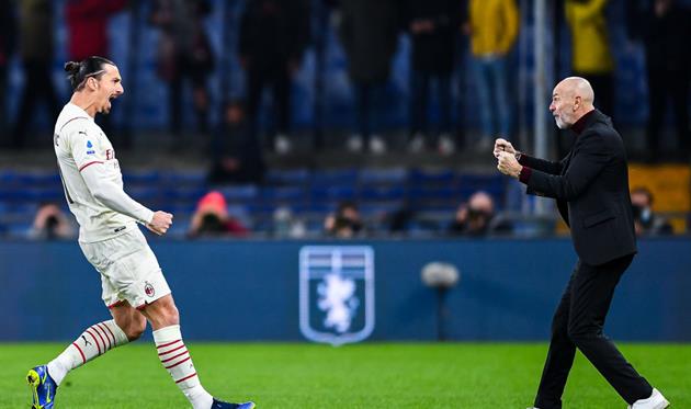 Златан Ибрагимович и Стефано Пиоли, Getty Images