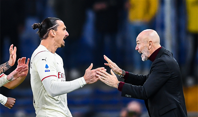 Стефано Пьоли и Златан Ибрагимович, Getty Images