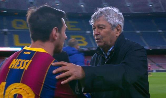 Луческу и Месси, скриншот