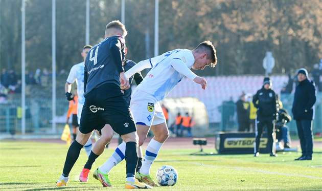 Вербич в матче с Вересом, ФК Динамо